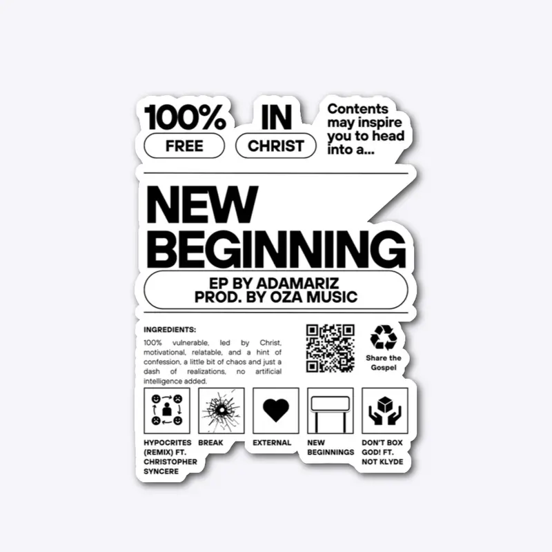 100% NEW BEGINNING